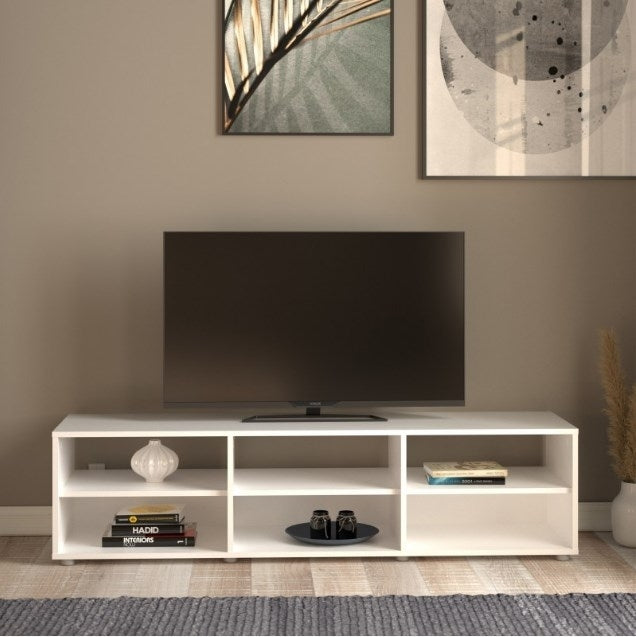 Media White TV Unit 147cm