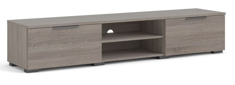 Match TV Unit 2 Drawer 2 Shelf in Truffle Oak