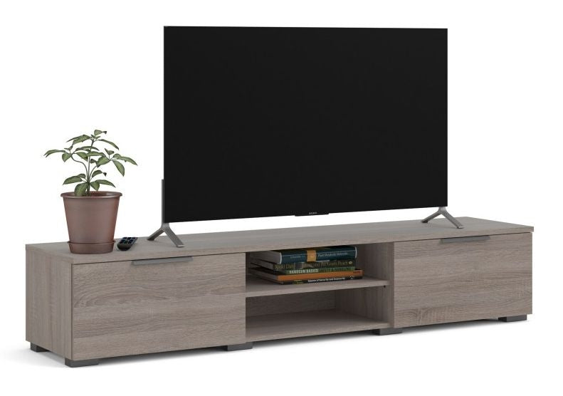 Match TV Unit 2 Drawer 2 Shelf in Truffle Oak