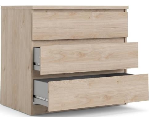 Naia Chest of 3 Drawer in Jackson Hickory Oak