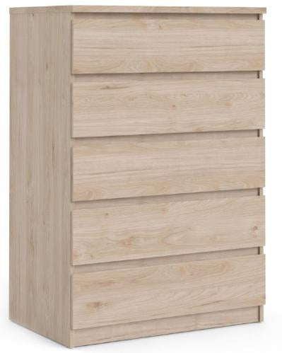 Naia Chest of 5 Drawer Hickory Oak