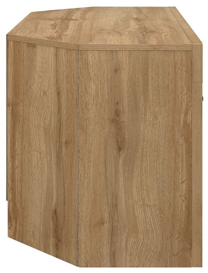 Compton Oak Effect 1 Door Corner TV Unit