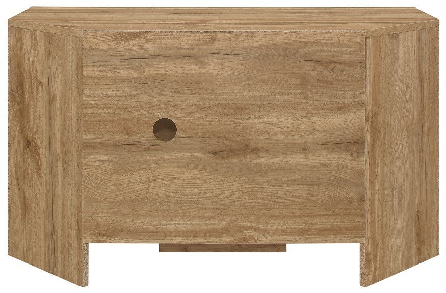 Compton Oak Effect 1 Door Corner TV Unit