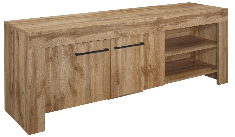 Compton Oak Effect 2 Door TV Unit