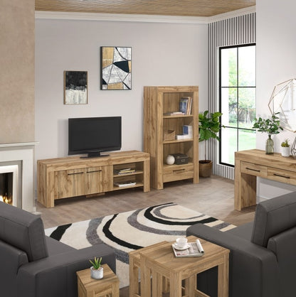 Compton Oak Effect 2 Door TV Unit