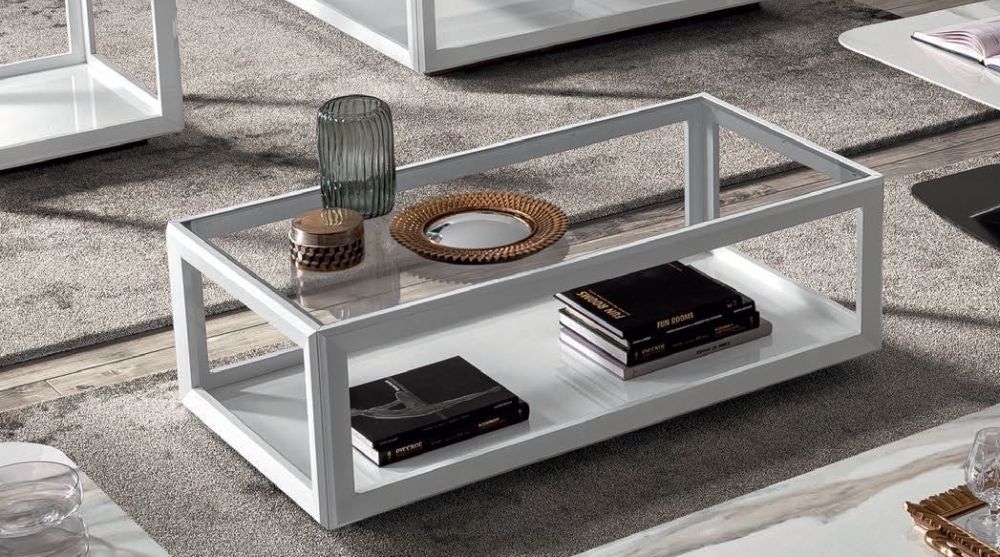 Camel Elite Day Bianco Antico Italian Mini Coffee Table