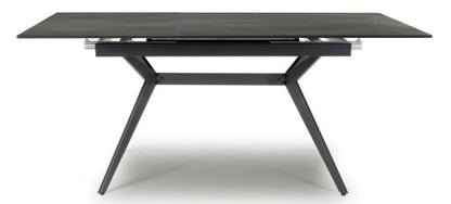 Timor Black Sintered Stone 180cm Extending Dining Table