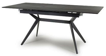 Timor Black Sintered Stone 180cm Extending Dining Table