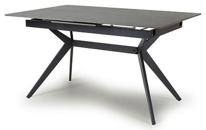 Timor Grey Sintered Stone 180cm Extending Dining Table