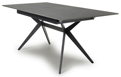 Timor Grey Sintered Stone 180cm Extending Dining Table