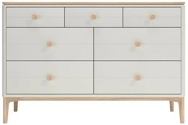 Vida Living Marlow Cashmere Oak 7 Drawer Dressing Chest