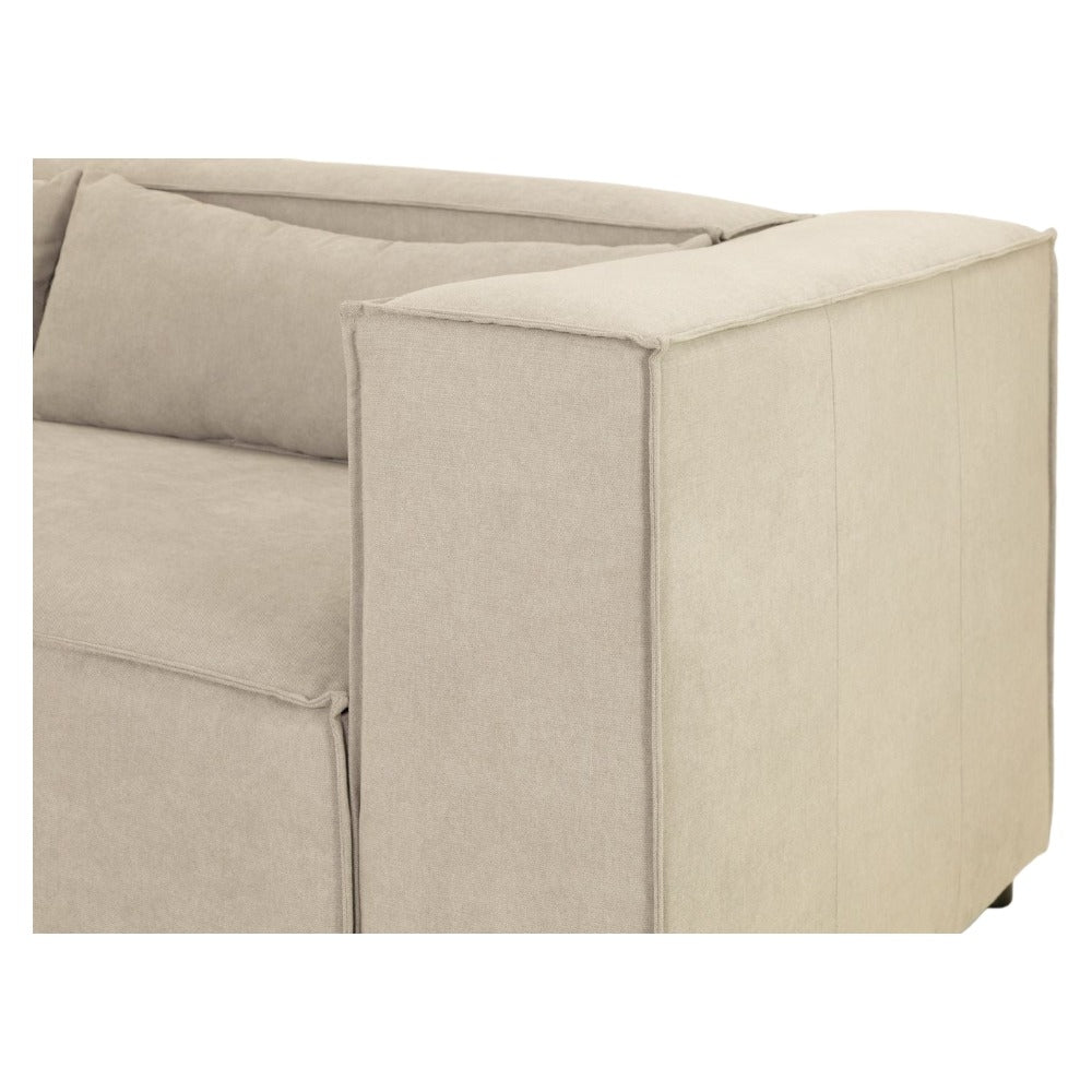 Becca Beige Corner Sofa: Stylish Comfort for Any Space