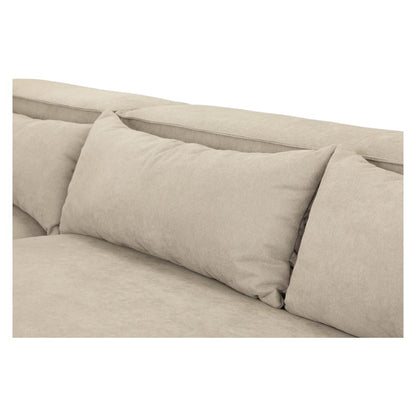 Becca Beige Corner Sofa: Stylish Comfort for Any Space