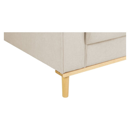 Elegant Beige Right-Facing Corner Sofa for Ultimate Comfort