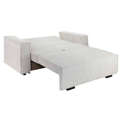 Cassia Beige 2 Seater Sofabed with Storage