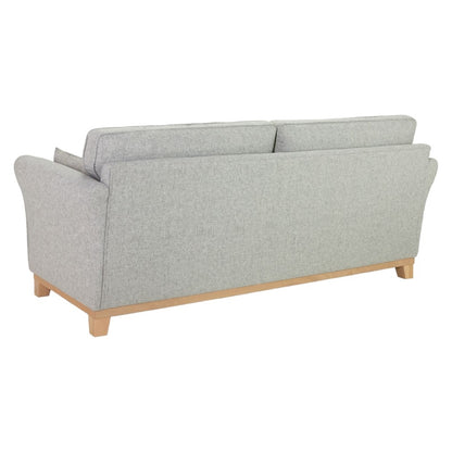 Delta Grey Fabric 4 Seater Sofa