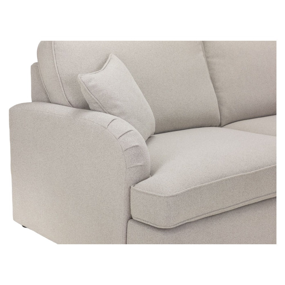 Erin Beige Fabric 3 Seater Sofabed