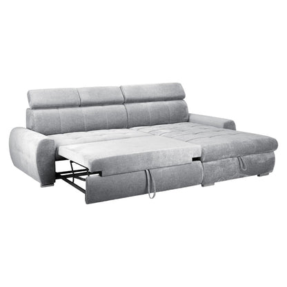 Fenix Grey Universal Corner Sofabed with Storage