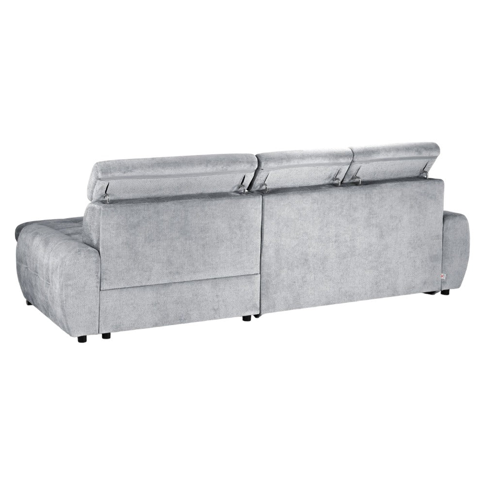 Fenix Grey Universal Corner Sofabed with Storage