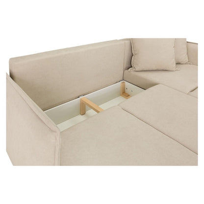 Gale Beige Universal Corner Sofabed