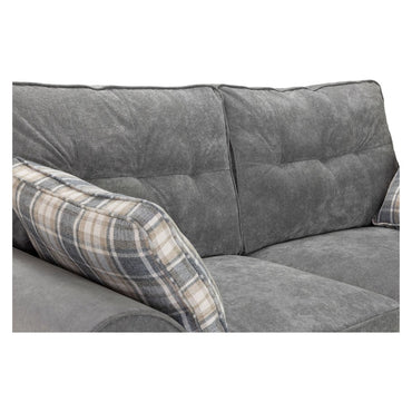 Elegant Grey Velvet 2-Seater Sofa for Cozy Living Spaces