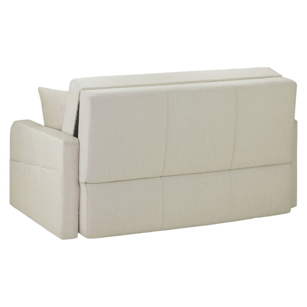 Penelope Beige 2 Seater Sofabed with Storage