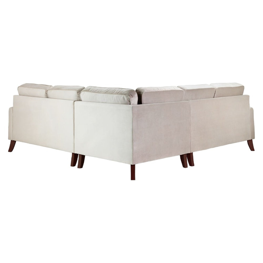 Elegant Beige Large Corner Sofa - Ultimate Comfort & Style