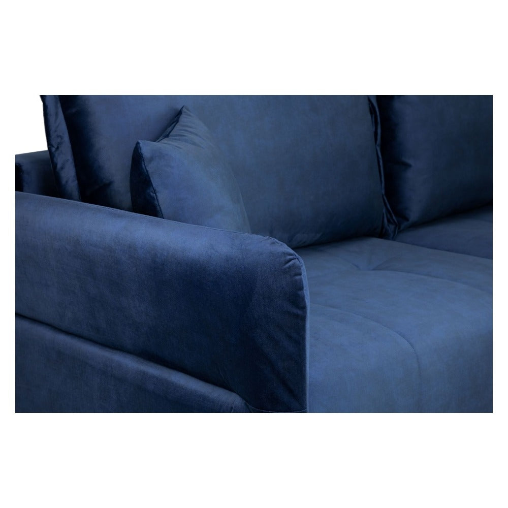 Santa Maria Blue Universal Corner Sofabed