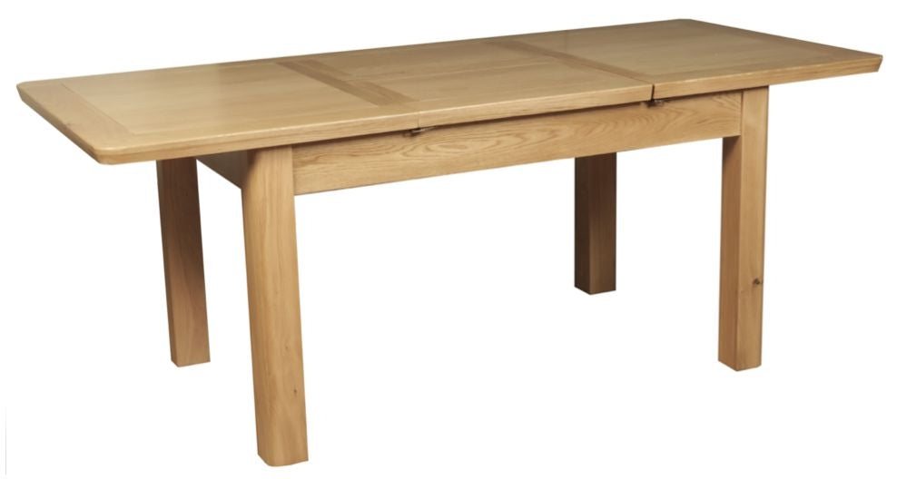 Treviso Oak 140cm-200cm Butterfly Extending Dining Table