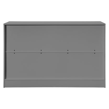 Oslo Grey 6 Drawer Wide Chest