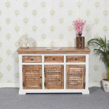 Alfie Brown 3 Door 3 Drawer Sideboard