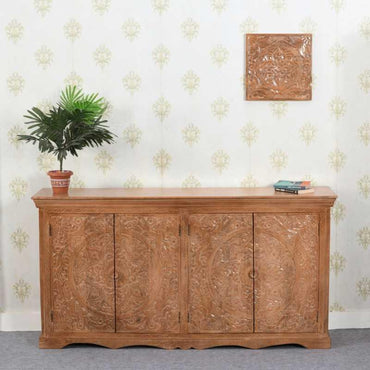 Artwork Brown 4 Door Xl Sideboard