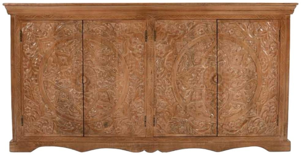 Artwork Brown 4 Door Xl Sideboard