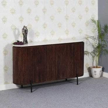 Opal Brown 4 Door Sideboard