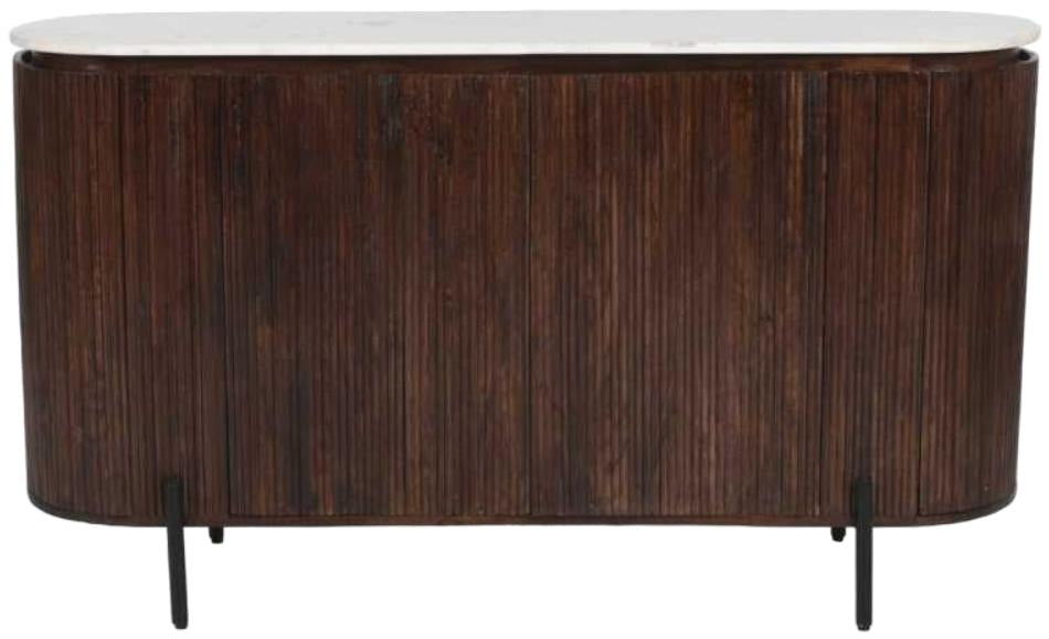 Opal Brown 4 Door Sideboard