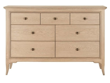 Willis and Gambier Toulon Oak 3+4 Drawer Wide Chest