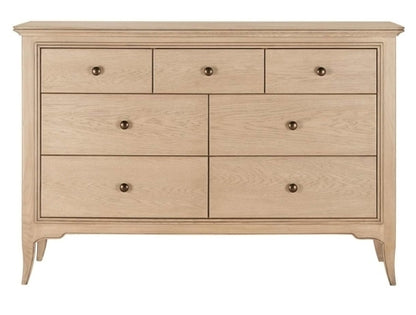 Willis and Gambier Toulon Oak 3+4 Drawer Wide Chest