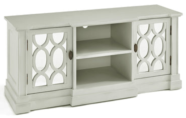 Modena Grey Mirrored 2 Door TV Unit