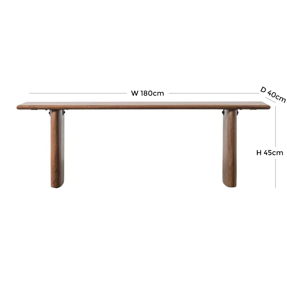 Borden Acacia Wood 180cm Dining Bench