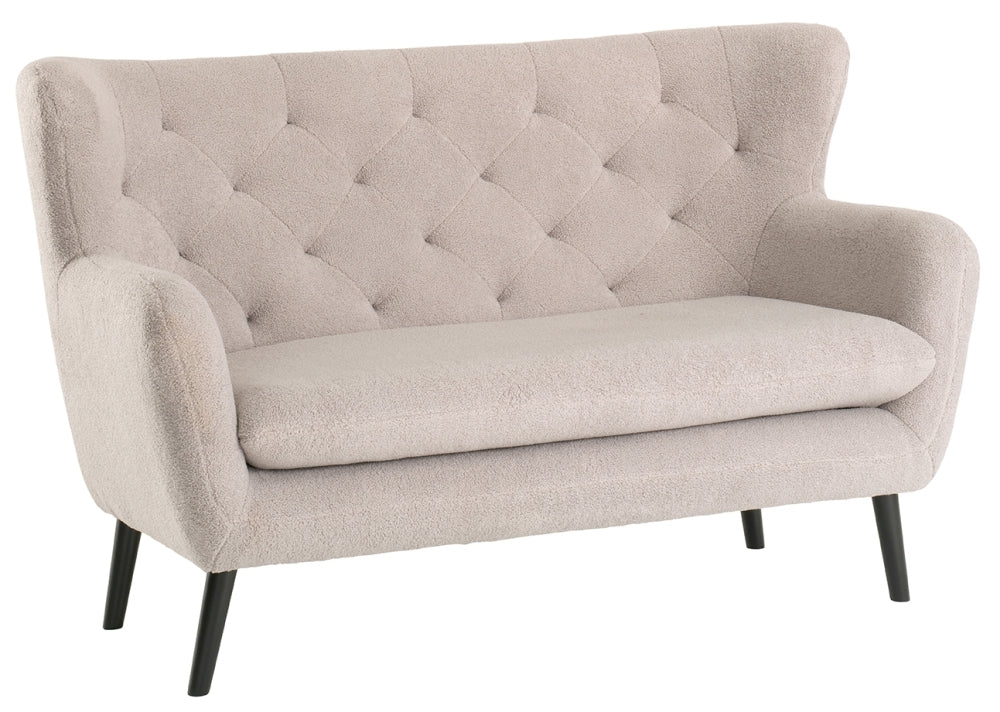 Yak Velvet Fabric 2 Seater Sofa - Comes in Grey, Royal Blue, Pink and White Options