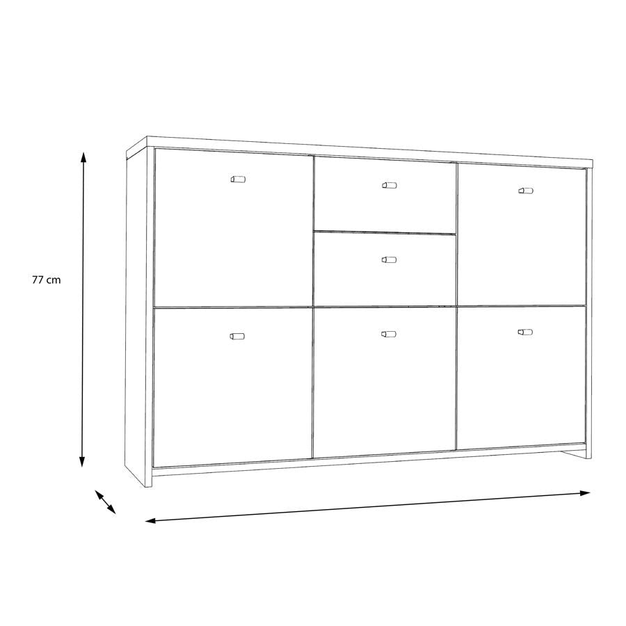 Best Chest 2 Drawer 5 Door Storage Cabinet