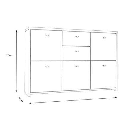 Best Chest 2 Drawer 5 Door Storage Cabinet