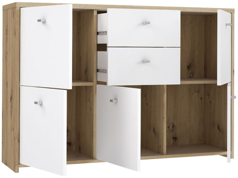 Best Chest 2 Drawer 5 Door Storage Cabinet