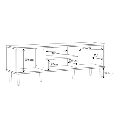 Calasetta Rattan 2 Door 1 Shelf TV Unit