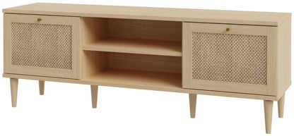 Calasetta Rattan 2 Door 1 Shelf TV Unit