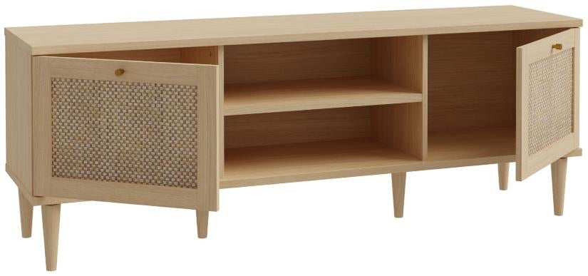 Calasetta Rattan 2 Door 1 Shelf TV Unit