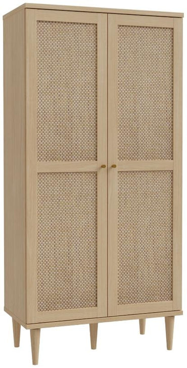 Calasetta Rattan 2 Door Display Cabinet