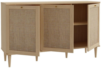 Calasetta Rattan 3 Door Sideboard