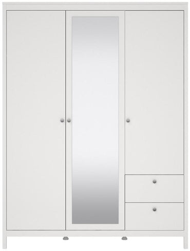 Madrid 2 Door 1 Mirror Door 2 Drawer Wardrobe