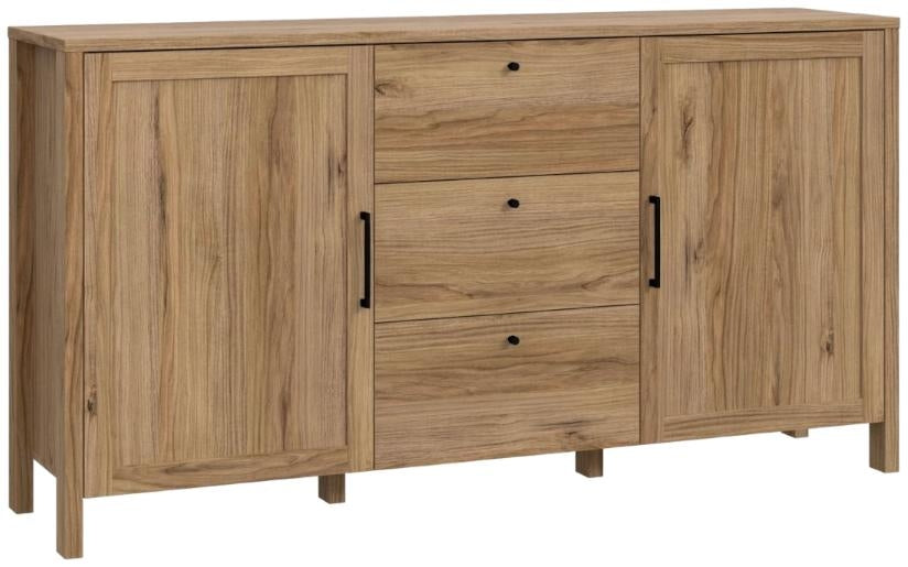 Malte Brun Waterford Oak 3 Drawer 2 Door Sideboard